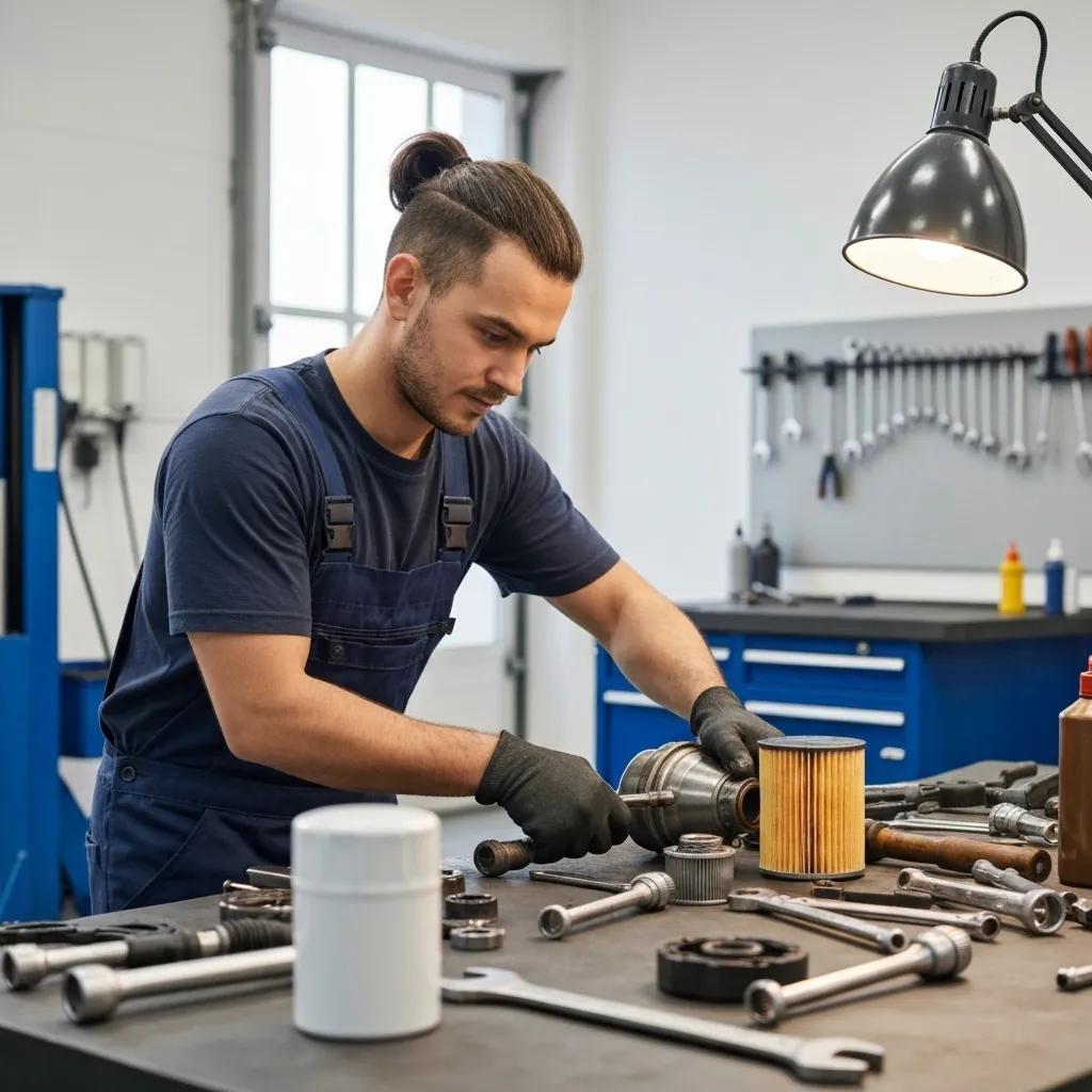 Mechanic conducting routine maintenance on a car, underscoring the importance of regular vehicle servicing